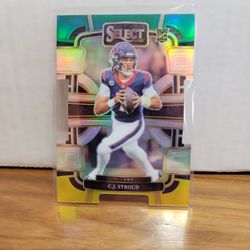 CJ Stroud Rookie RC Dye Cut Prizm Insert Short Print SP Variation Refractor 
