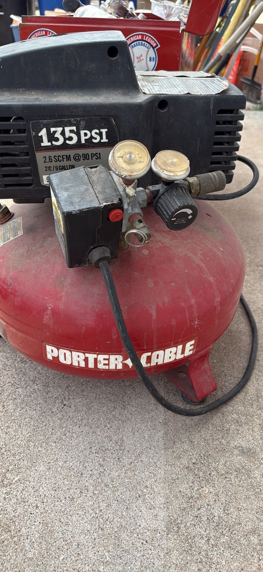 Porter cable pancake air compressor