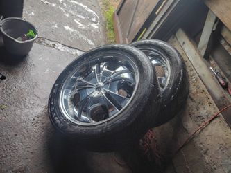 Wheels and tires 22" set 4