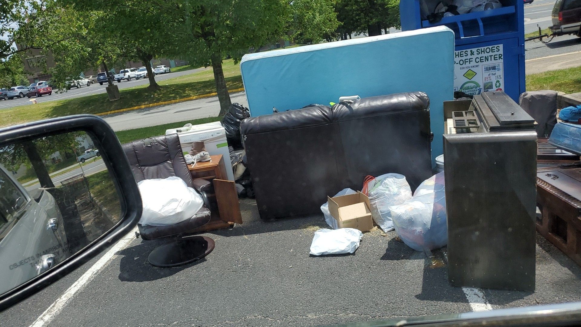 Free clothes, shoes, household items and furniture