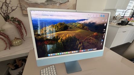 Apple iMac 24-Inch Blue All-in-One Desktop