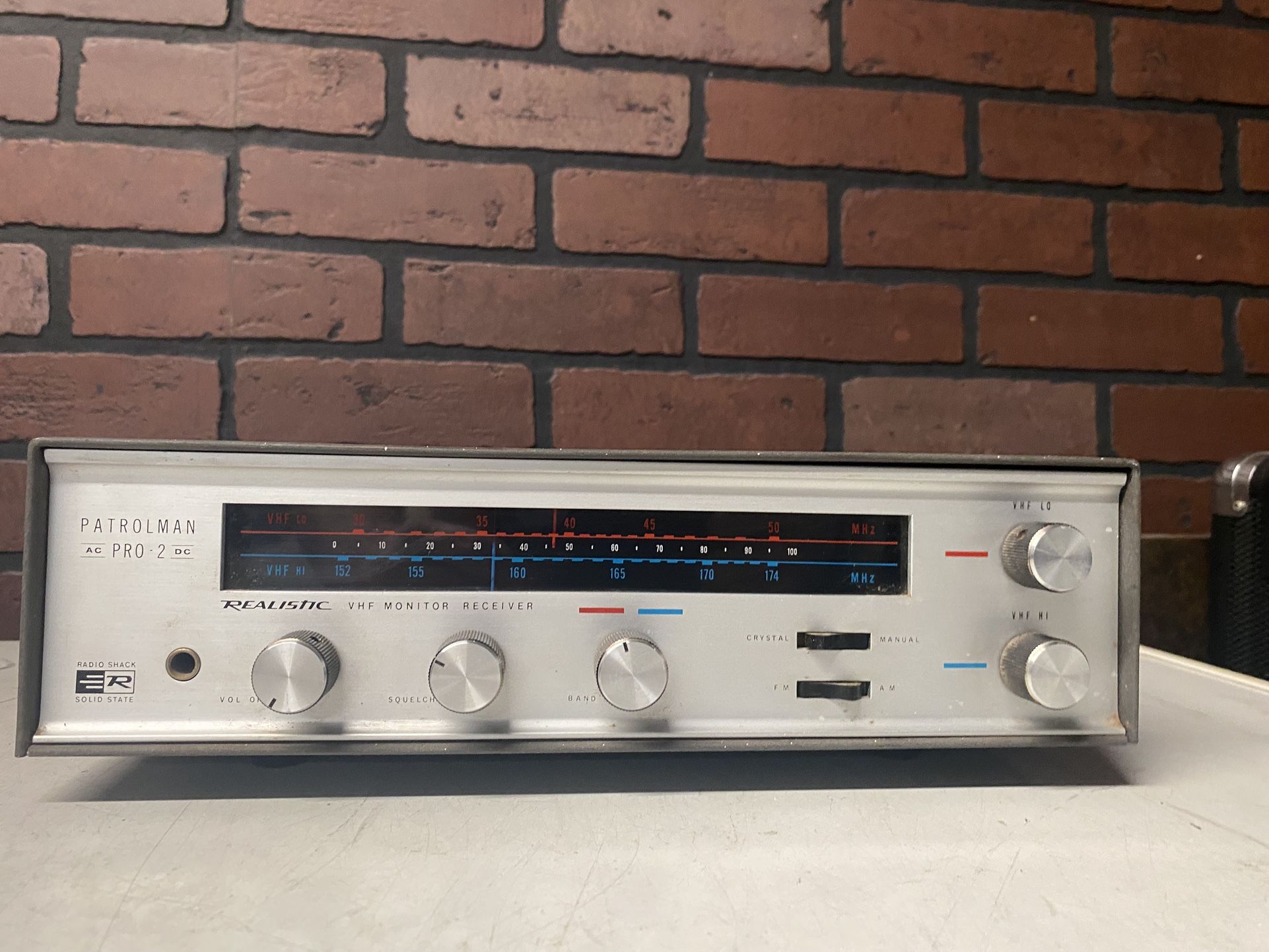 Realistic Patrolman Pro 2 VHF Dual Band Monitor Receiver