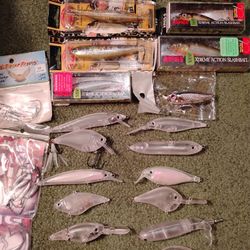 Lures 23groupset. Lucky Craft Rapalas & Custom 3dprinted BLanks Assorted.