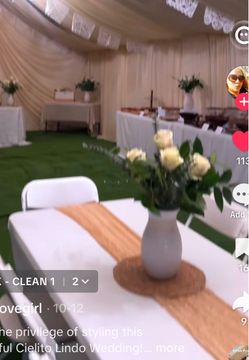 Nude table runners