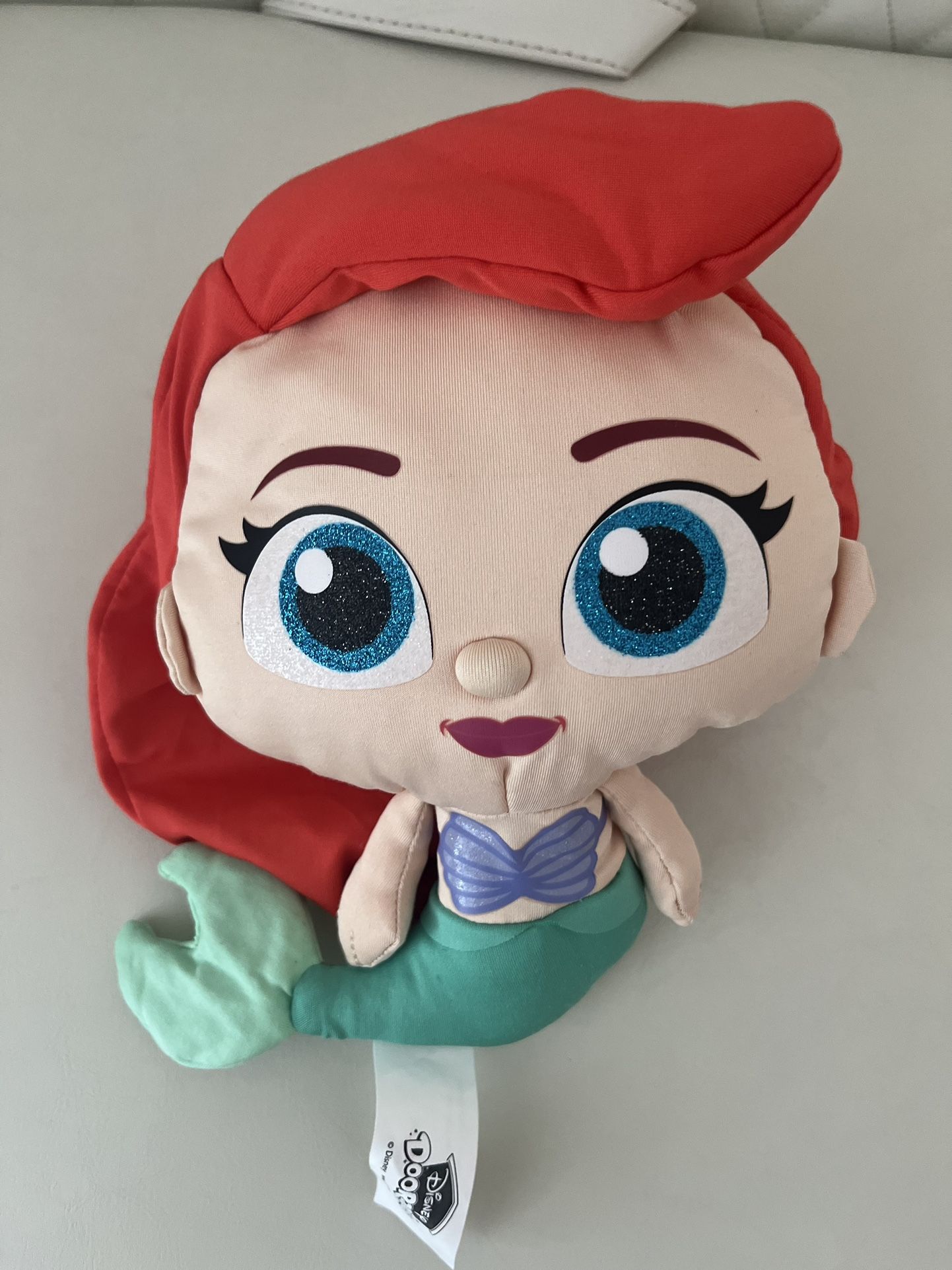 Disney Doorables Puffables The Little Mermaid Ariel Squishy Plush Mermaid 10”