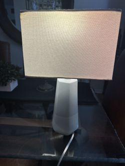 Small Blue Ombre Table Lamp