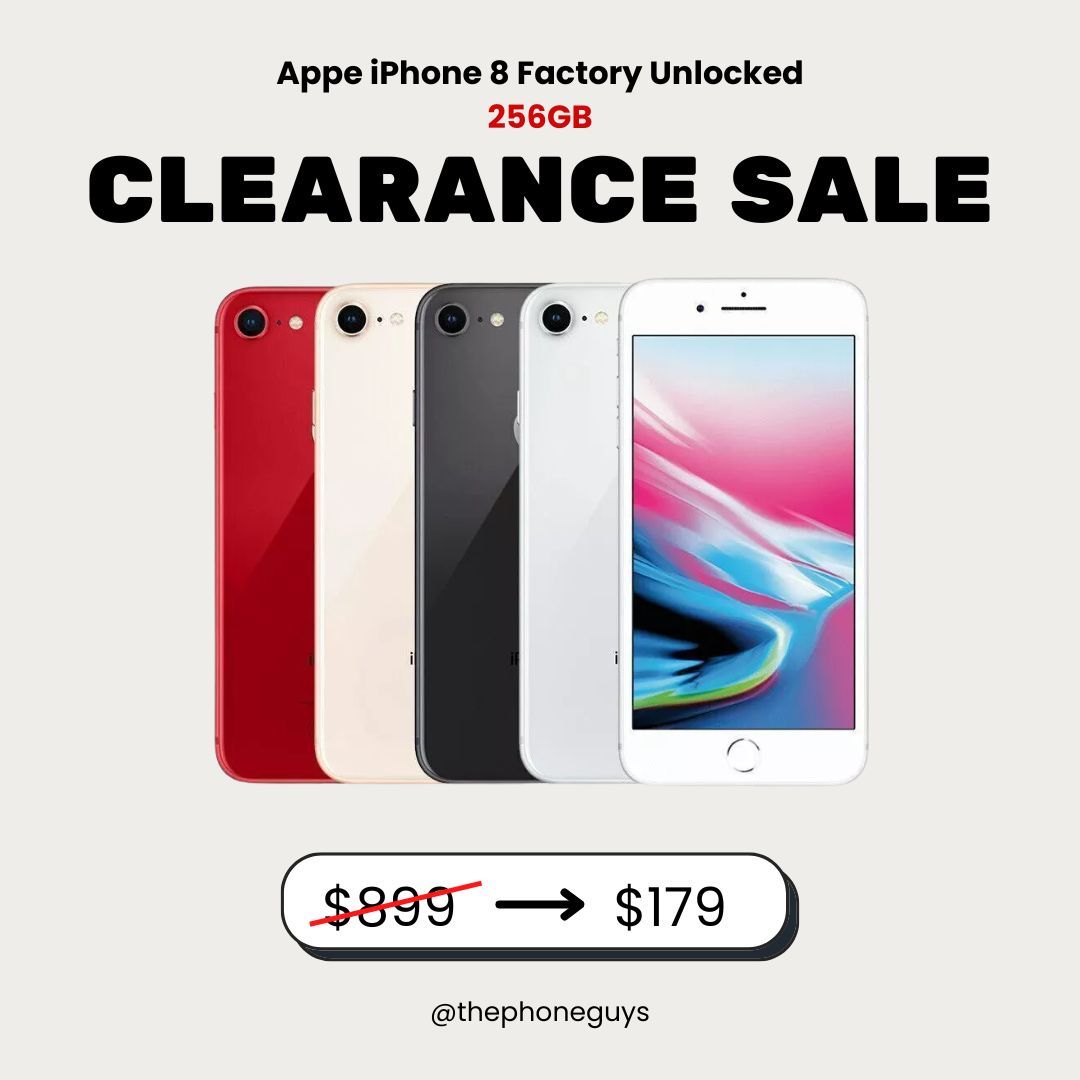 💥 Compact & Classic – iPhone 8 Now from $99