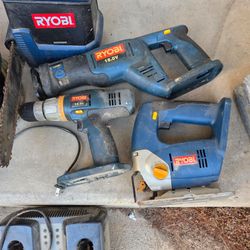 Ryobi tools .. no batteries