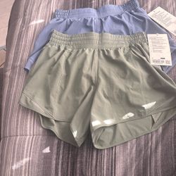2 Brand new With Tags Hotty Hot HR Short 4” Lined