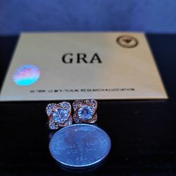 18k Gold Over 925 Sterling Silver 2ct Moissanite 