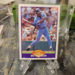 1989 Score Bo Jackson Card Number 330