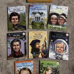 9- Who is/ Who was/ Where is books