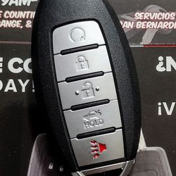 $120 @ Pomona Indoor Swapmeet [Spc# A22] Nissan & Infiniti Smart 5-Button Remote Key Copy (Altima, Sentra, Q50, Q60, G35, G37, Pathfinder, Murano, Rog