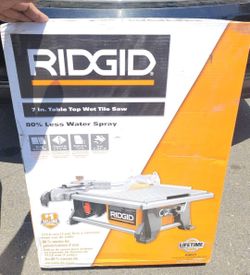 NEW Ridgid table Saw