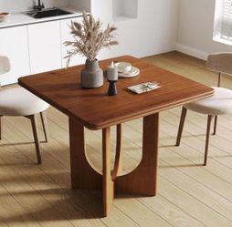 Square Dining table small dining table 100% Solid wood