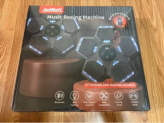 Bluetooth Music Boxing Machine with Gloves Wall Mounted Home Workout Trainer