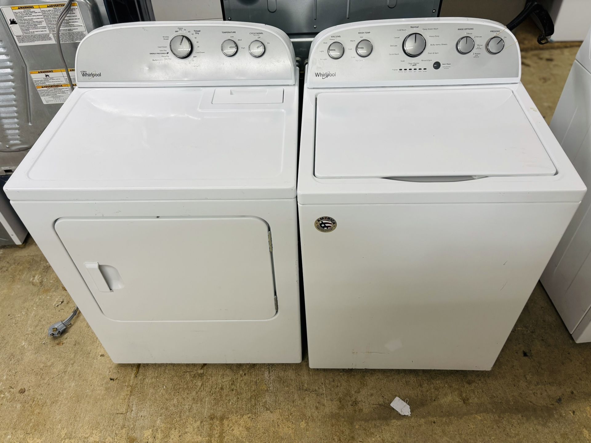 Whirl Pool Washer And Dryer