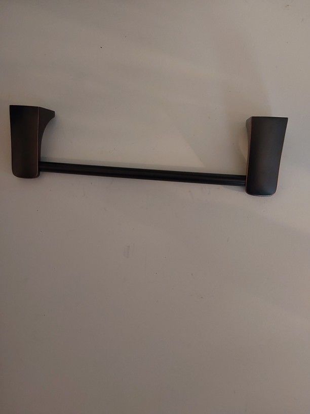 12 Inch Brushed Bronze Single Towel Bar (7)