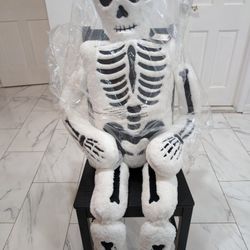 60x32 Oversized Skeleton Body Pillow