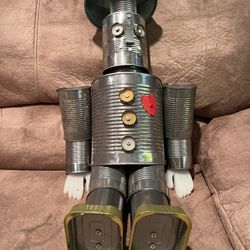 Hand-Made Tin Man Jointed Pop Art-Wizard Of Oz
