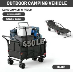 100% Brand New in box Wagon Chair Wagon Cart Wagon Stroller, Convertible Lounge Chair for Camping