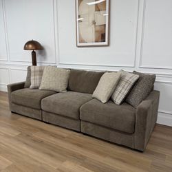 New Brown Sofa Couch Modular