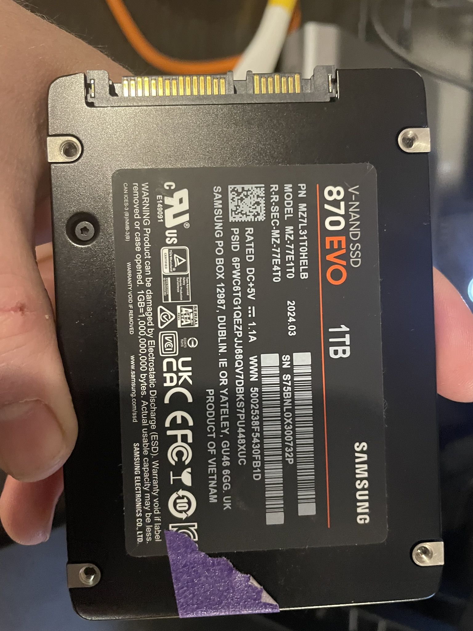 SSD Hard Drive 1TB