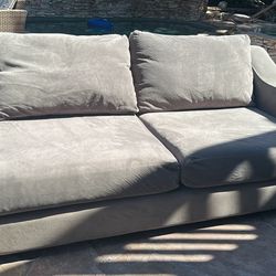2 Gray 94 x 48 Couches