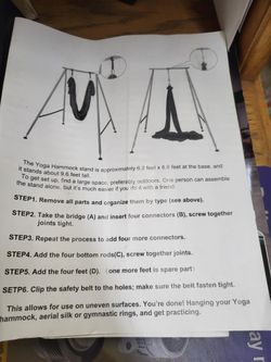 Yoga Hammock 6.2wx8.8lx9.6hft