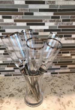 Champagne glass set