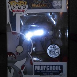 POP World Of Warcraft Mur'Ghoul 2014 Funko BlizzCON Exclusive Blizzard Vinyl Figurine #34
