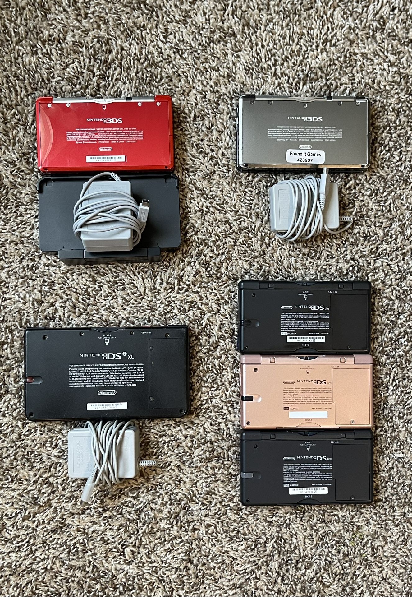 Several Nintendo DS DSi & 3DS (Prices in Description)
