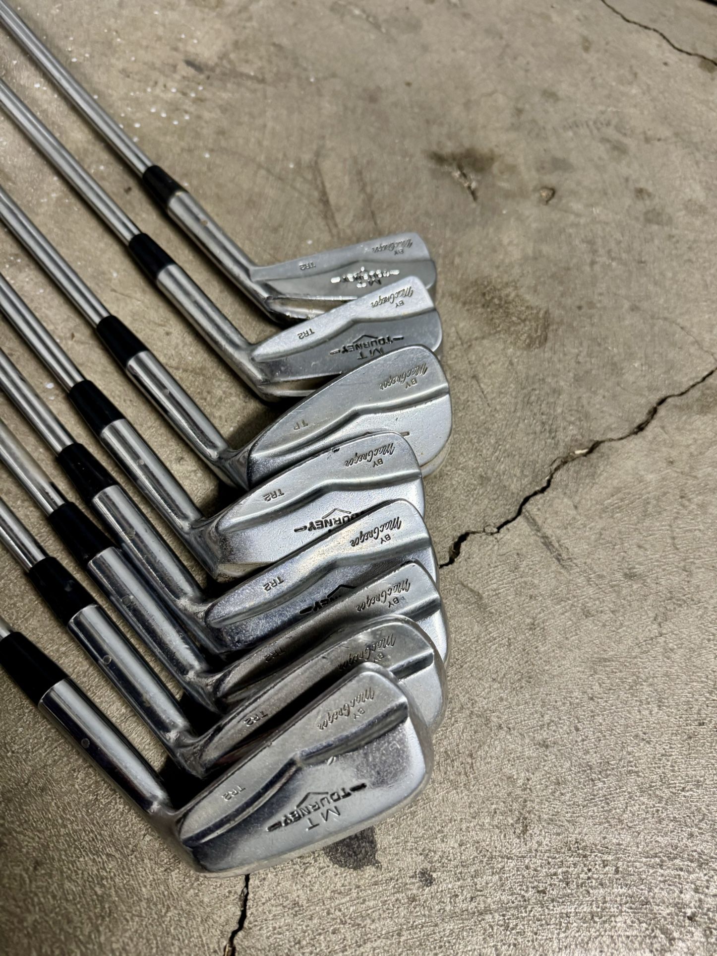 Vintage McGregor Golf Clubs And Bag