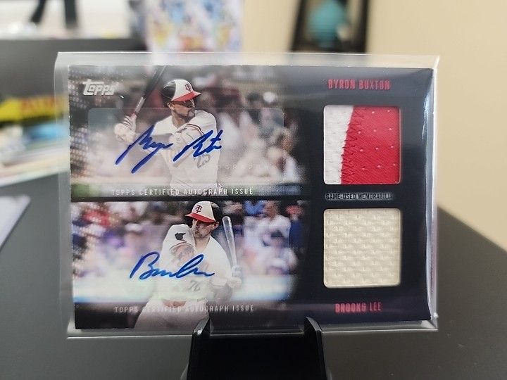 2025 Topps Series 2 Buxton And Lee Dual Patch