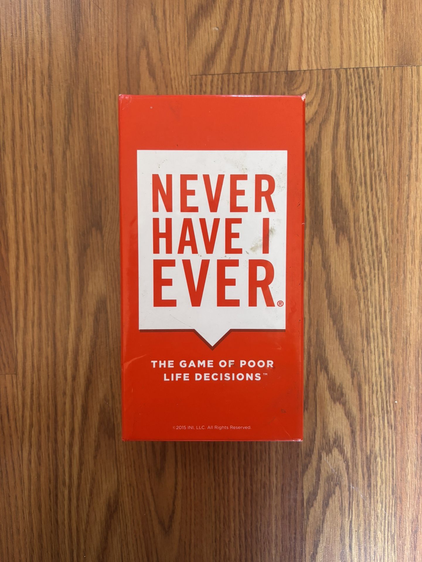 Never Have I Ever Card Game 