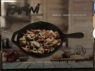 Parini Cookware Fry Pan Cast Iron