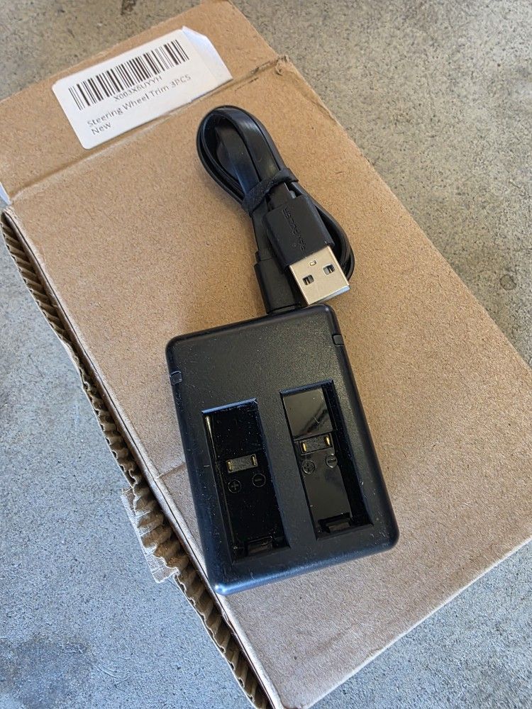 dual USB Portable Battery Charger for GoPro Hero 5 6 7 Black Action Camera
