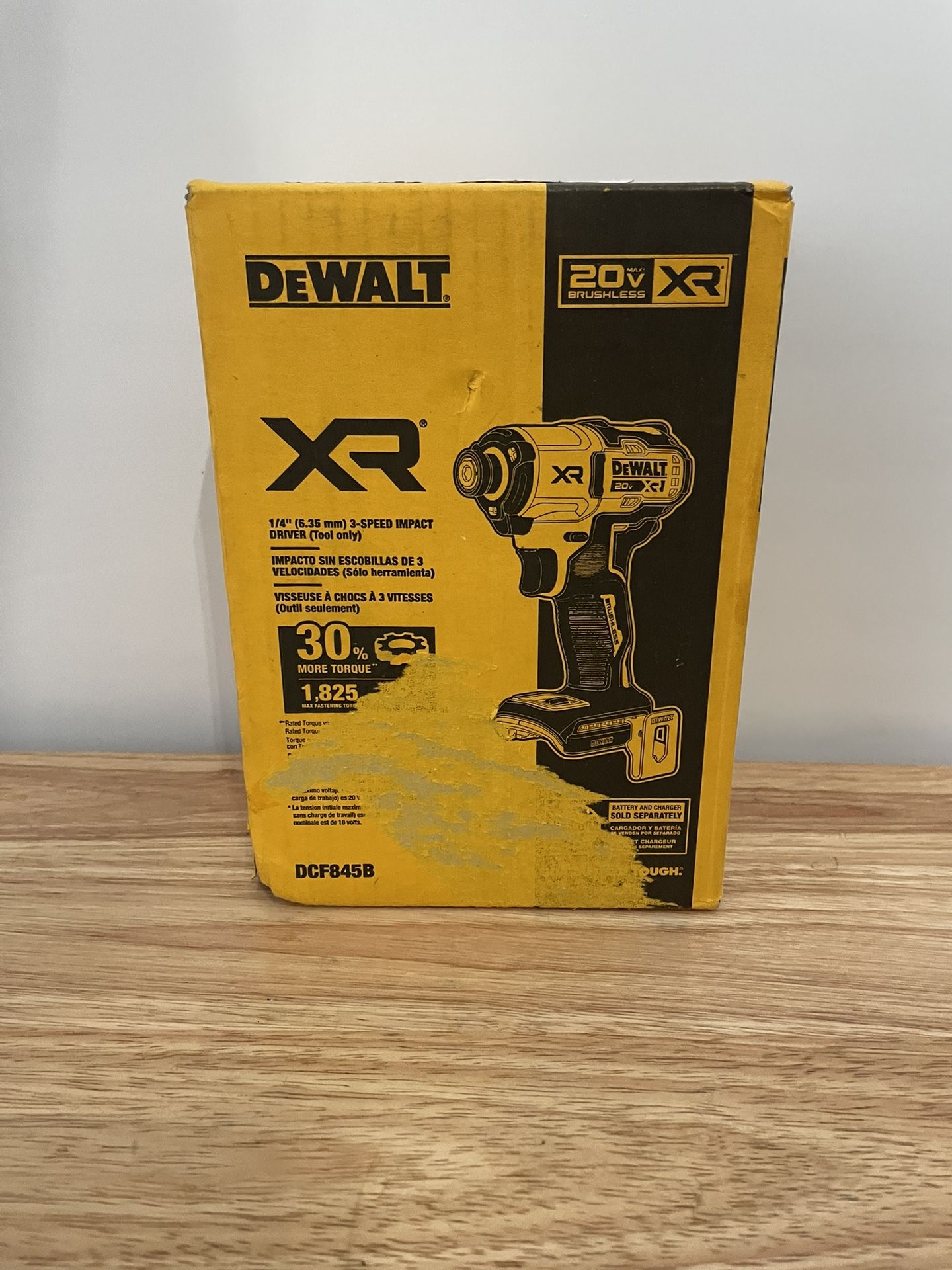 New Dewalt 1/4” 3-SPEED Impact Driver (Tool Only Solo Herramienta)
