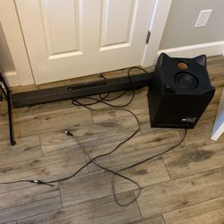 Sony Speaker Bar And Subwoofer