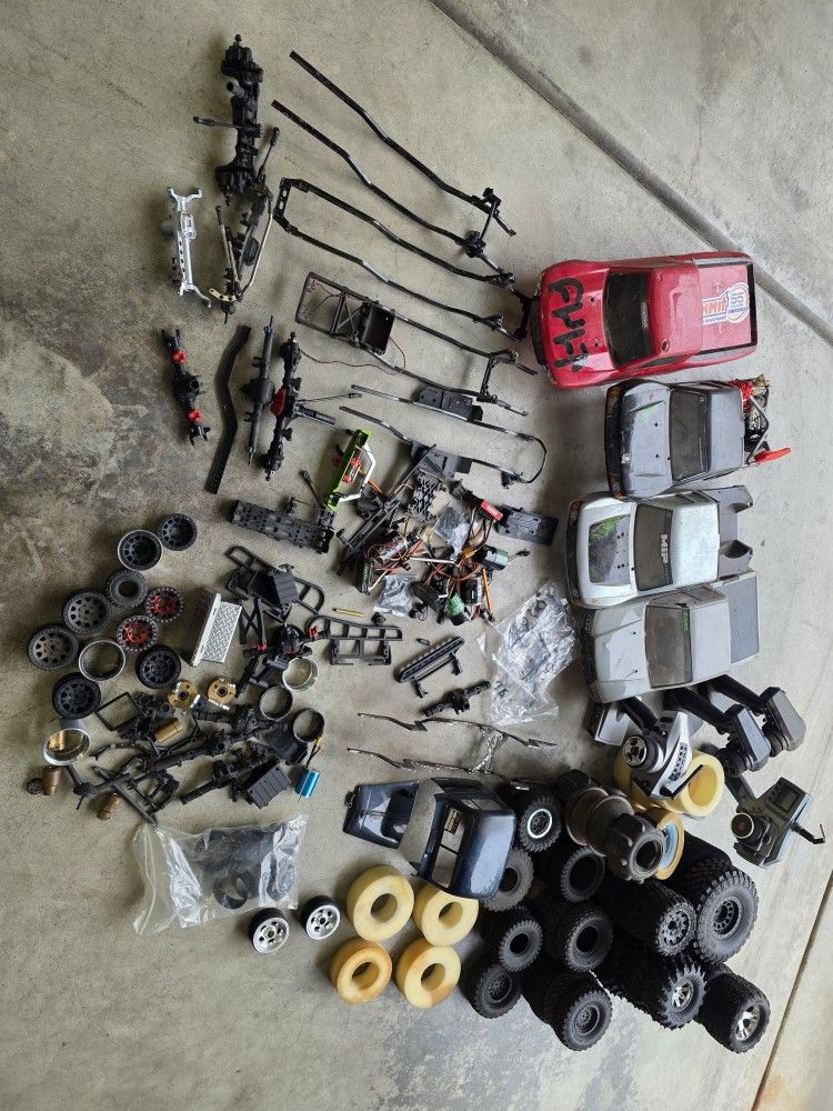 R/c Car Truck Crawler Parts Lot