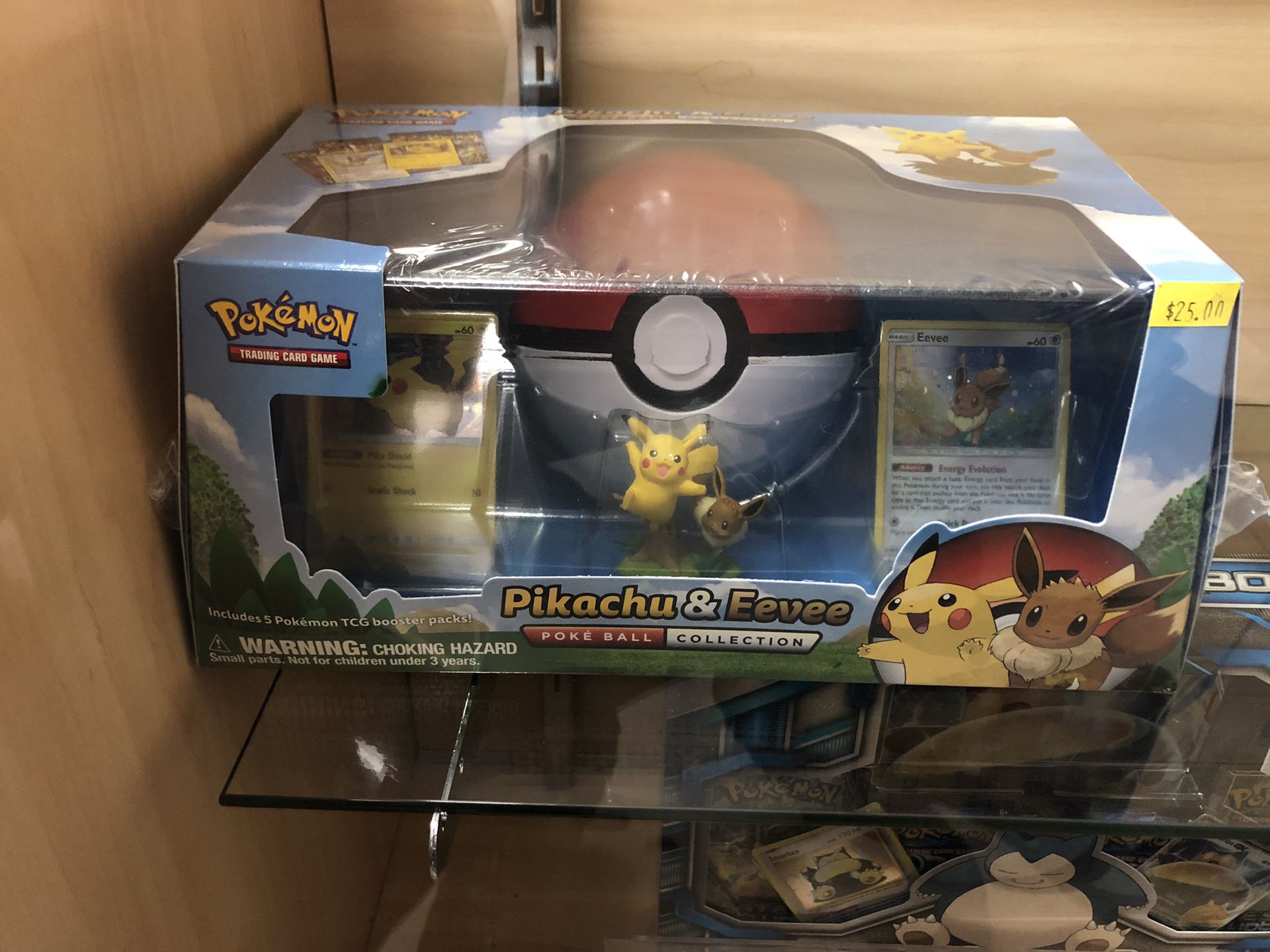 Pokemon Pikachu & Eevee Poke Ball Collection Box