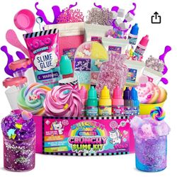 YOLO Unicorn Candy Craze Slime Kit – DIY Slime Set – Girls 8-12