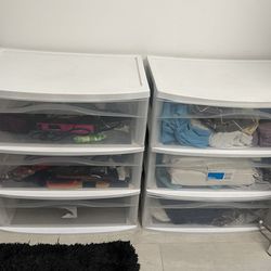 Two Plastic Drawers 