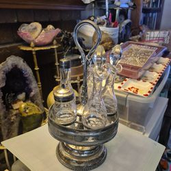 Vintage Silverplate Cruet set
