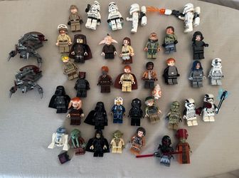 Lego star wars minifigures read description