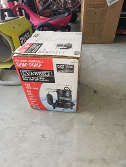 Everbilt 1/2 HP sump pump
