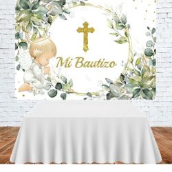 Mural Y Mantel Para Bautizo $100