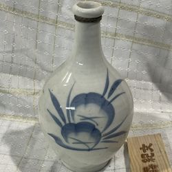 Antique Japanese Tokkuri Sake Bottle 