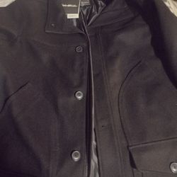 Men's Eddie Bauer Sz TL Black Peacoat 