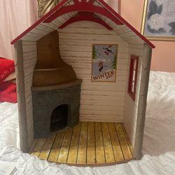 American Girl Winter Cabin Doll Chalet For An 18” Doll